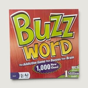 BuzzWord Board Game Patch Products 1000 New Clues Team Party Game New Sealed